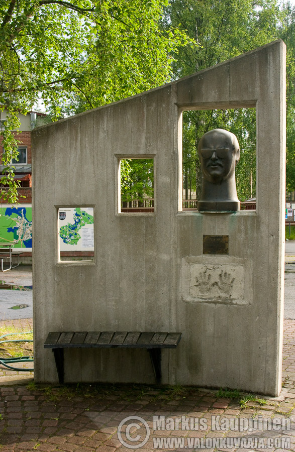 Juicen näköispatsas Juankoskella. Kuvaaja: Markus Kauppinen