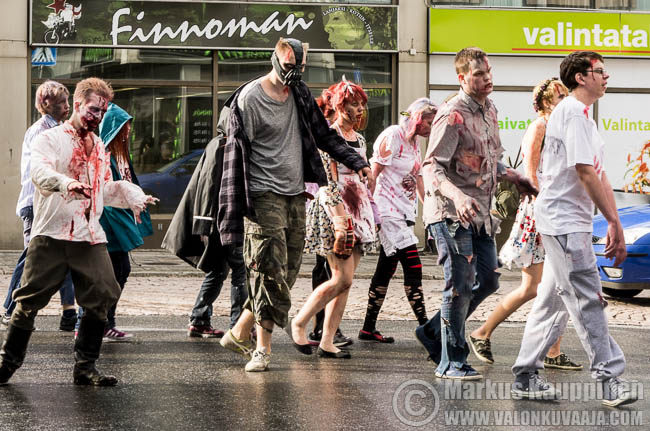 Zombie Walk Hämeenlinna 2014. Kuvaaja: Markus Kauppinen