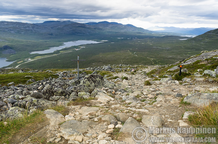 Maisema Kilpisjärven Saanatunturilta. Kuvaaja: Markus Kauppinen