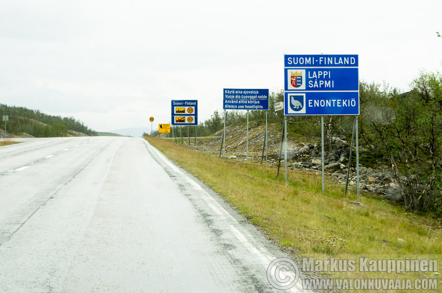 Norjan ja Suomen rajalla. Valokuvaaja: Markus Kauppinen